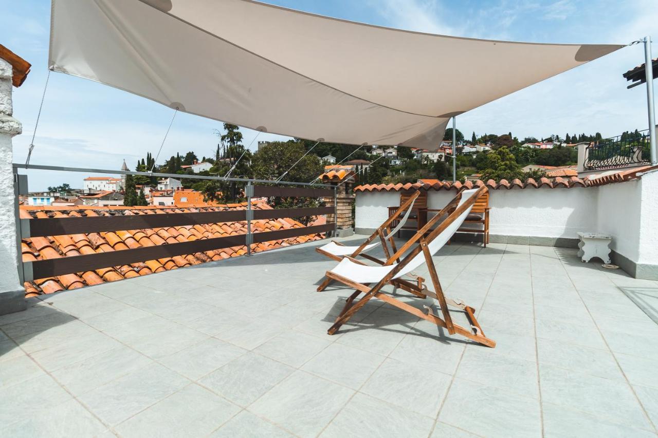 Kat-Y Terrace With Excellent View Apartment Piran Bagian luar foto